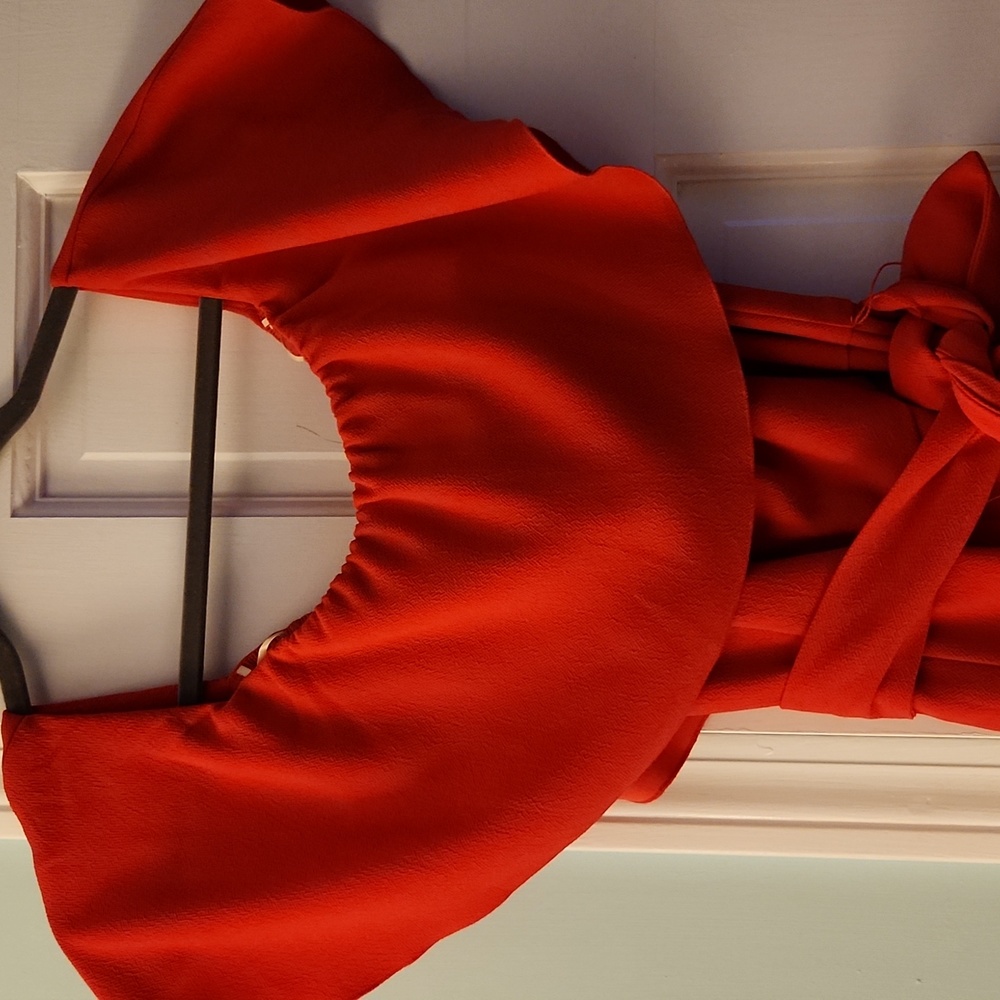NWT Trina Turk red jumpsuit